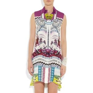 Mary Katrantzou Gloria Silk Georgette Shirtdress